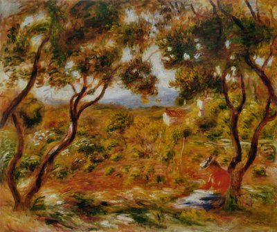 Le vigne a Cagnes da Pierre Auguste Renoir